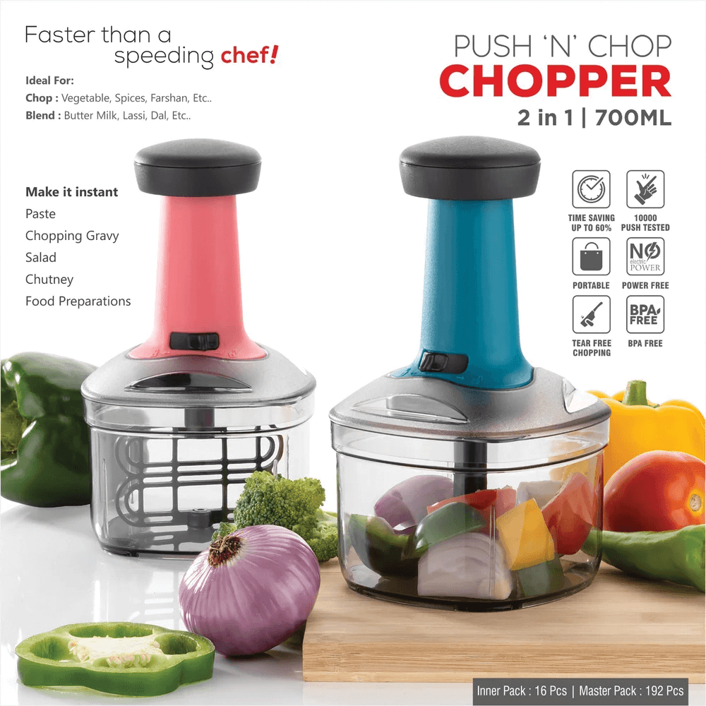Hand Push Chopper 1100ml