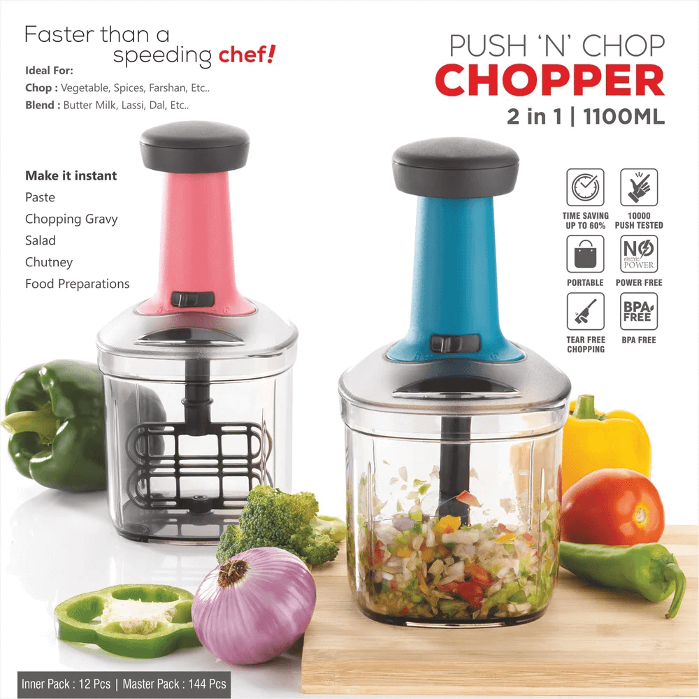 Hand Push Chopper 1100ml