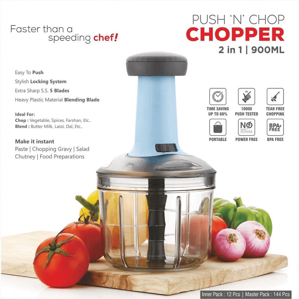 Hand Push Chopper 1100ml