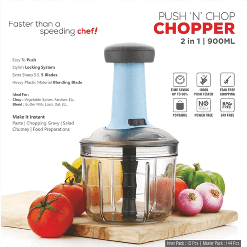 Hand Push Chopper 600ml